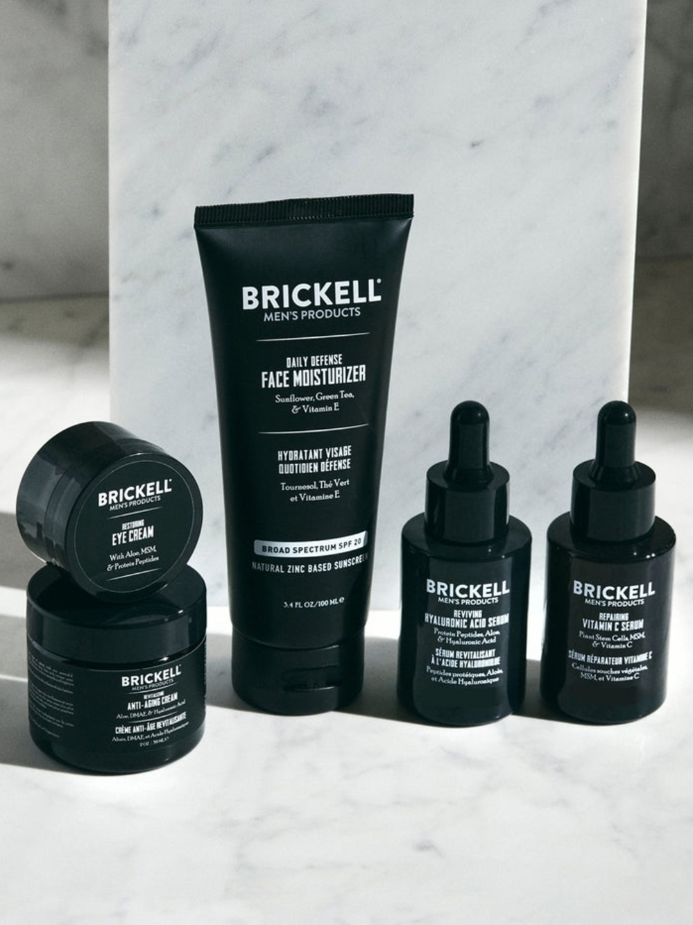 Brickell Mens Complete Defense Anti-Aging Routine for Men